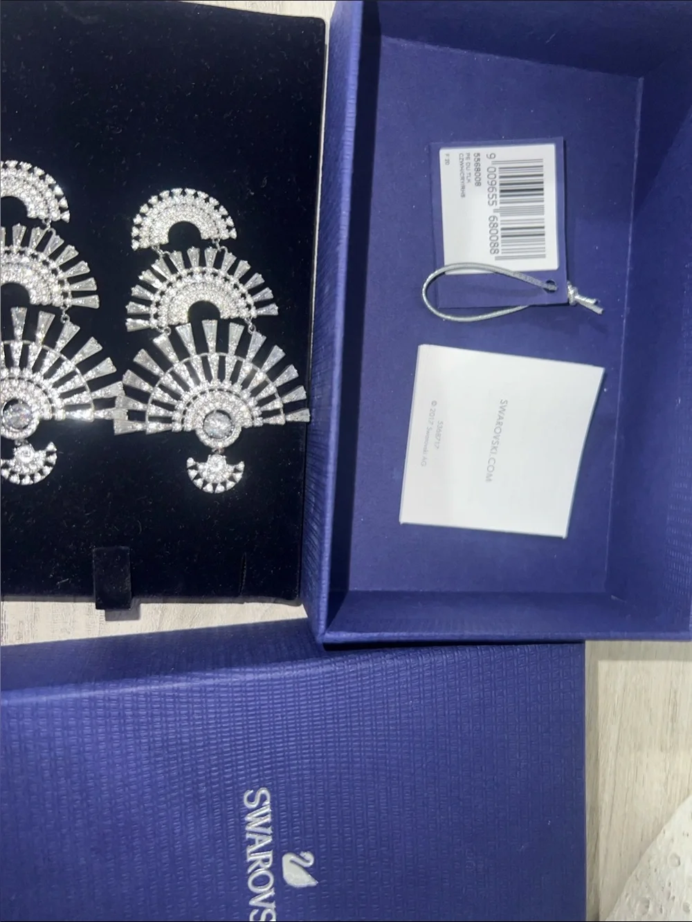 Swarovski Sparking Dance Dial Up Pierced Earrings 5568008 - Picture 5 of 5